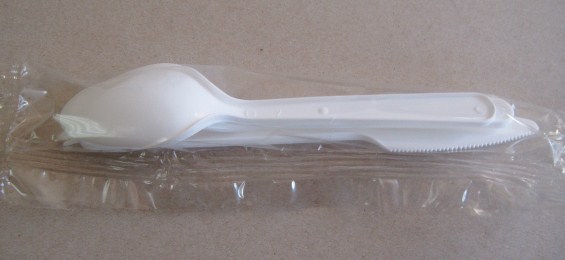 Cutlery Kit - 3 piece - Medium Weight - White